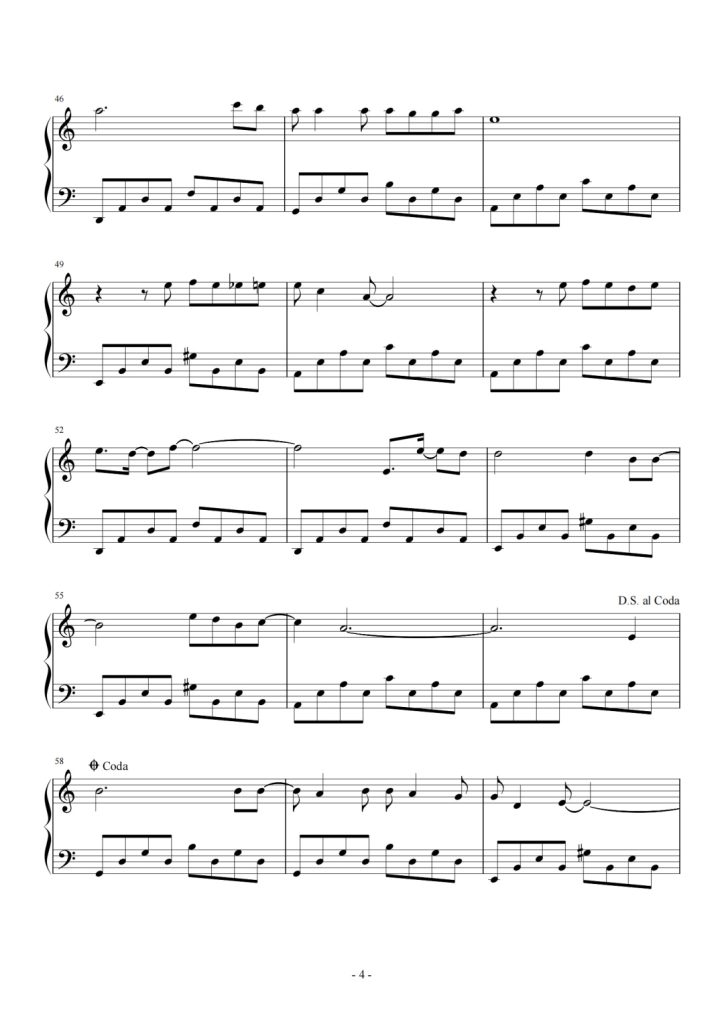 悬崖之上  钢琴谱 - 周深