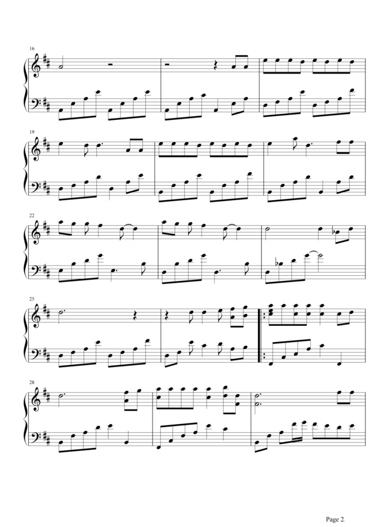 梦一场 钢琴谱- 那英