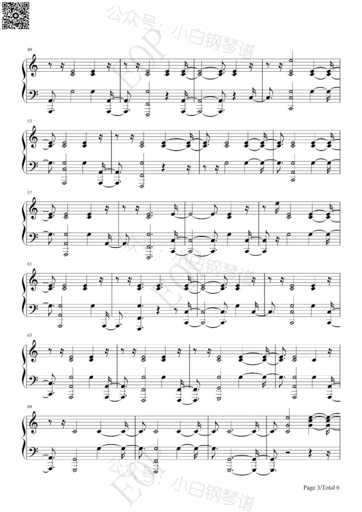 New Years Day 钢琴曲谱 - Taylor Swift