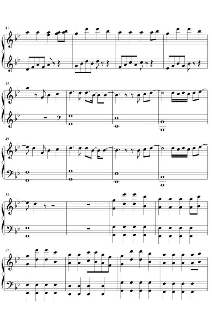 In The End 钢琴谱