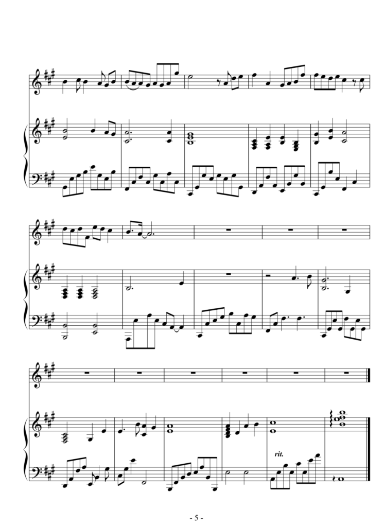 爱与希望 钢琴弹唱谱 - 林俊杰