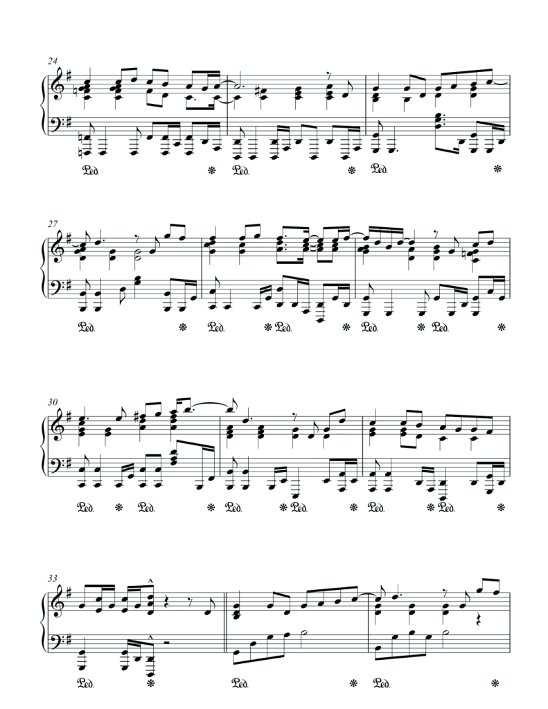 蜗牛 钢琴谱 - 周杰伦