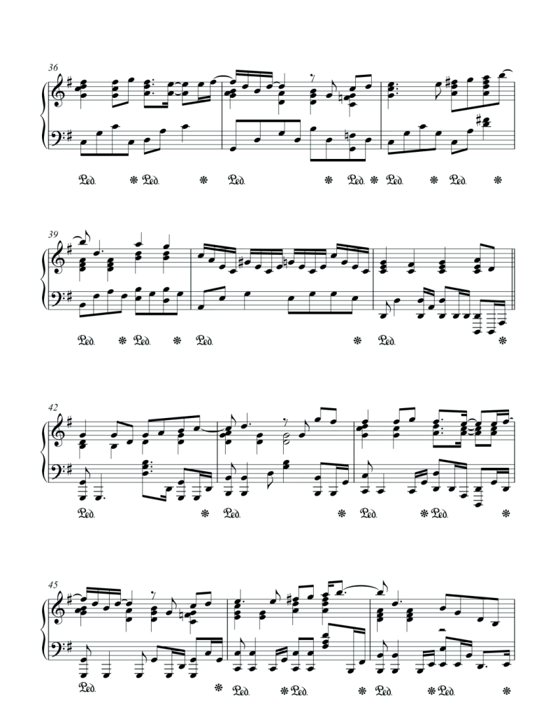 蜗牛 钢琴谱 - 周杰伦