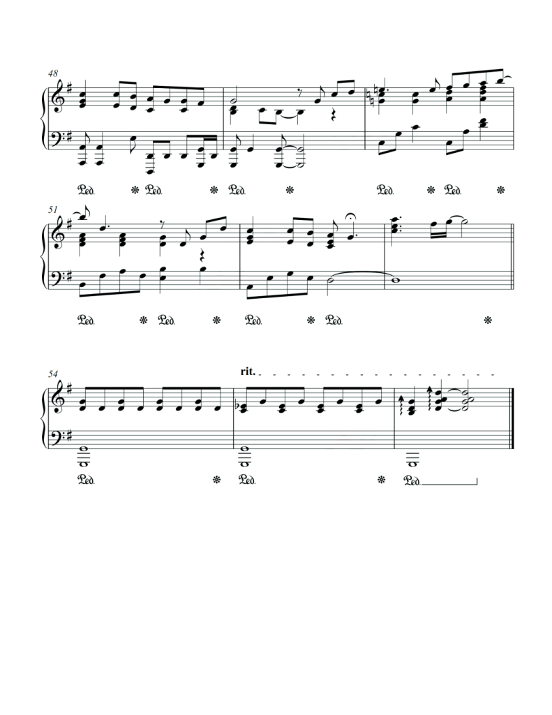 蜗牛 钢琴谱 - 周杰伦