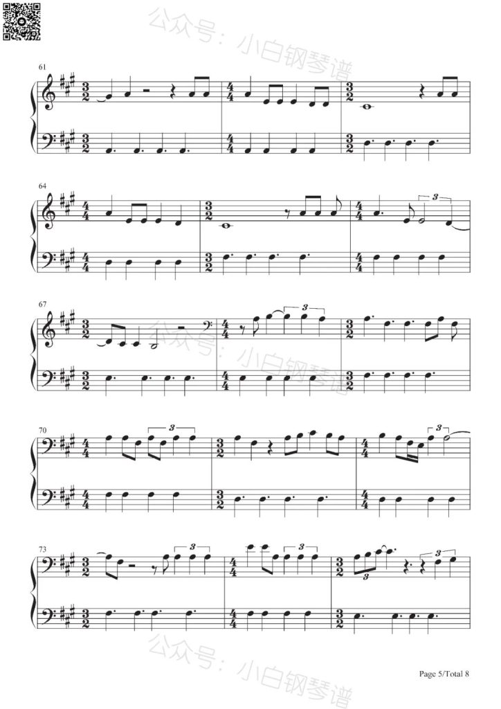 Tolerate It 钢琴曲谱- Taylor Swift