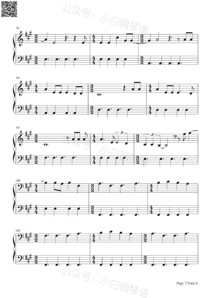 Tolerate It 钢琴曲谱- Taylor Swift