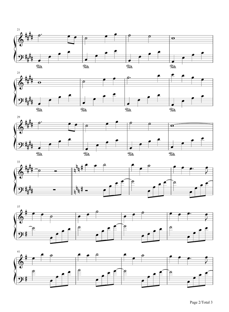 迥梦游仙 钢琴谱