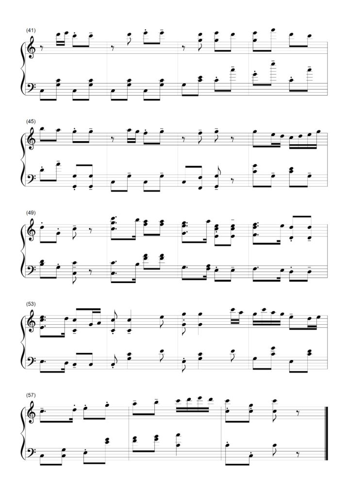 步步高 钢琴谱 - 广东民歌