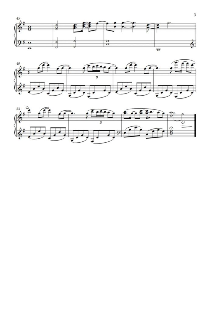 A Little Story 钢琴曲谱