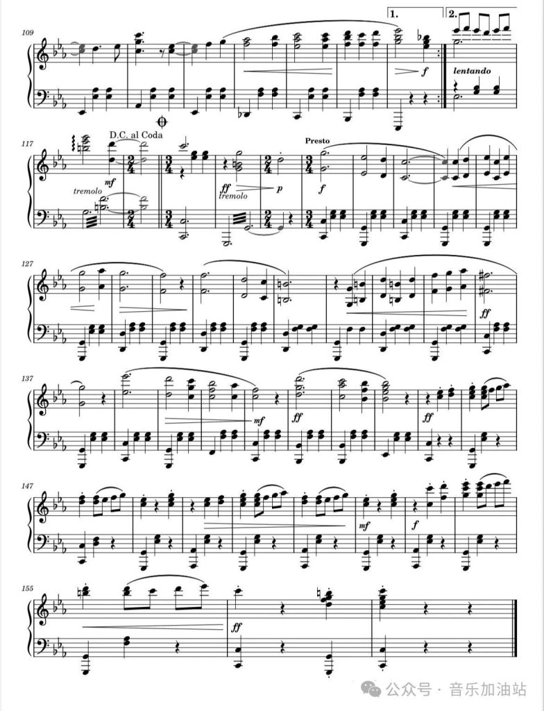 肖斯塔科维奇《C小调第二圆舞曲》钢琴谱 肖斯塔科维奇《C小调第二圆舞曲》钢琴谱